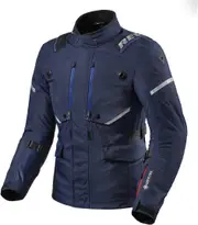 Revit Vertical GTX Motorcycle Textile Jacket, blue, Size XL for Men