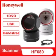 Honeywell HF680 Desktop Area-imaging 2D Wired Barcode Scanner with USB Cable Kit