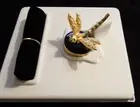 Estee Lauder Pleasures Precious Dragonfly Compact for Solid Perfume NEW!
