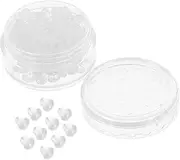 MINAOLULUS 100pcs Earring Backs Locking Plugs Ear Jewelry Stopper Sensitivity Backs for Studs Hoops Hooks Women Accessories