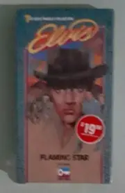 elvis presley FLAMING STAR key VHS VIDEOTAPE NEW corner dings