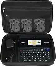Aproca Hard Storage Travel Carrying Case for Brother P-Touch Label Maker PTD600 (New Version)