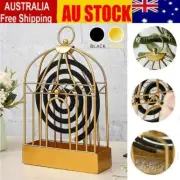 Mosquito Coil Holder Mozzie Birdcage Garden Decor Repellant Home Burner Outdoor
