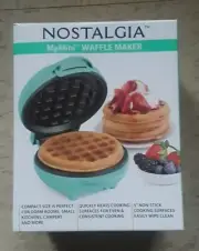 Nostalgia My Mini Waffle Maker 5" Cooking Surface [Brand New Factory Sealed]