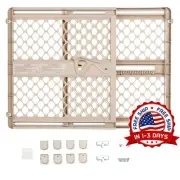 Dog Baby Gate Divider Retractable Extra Wide Swing Expansion Portable Pet Gate