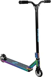 MV Sports & Leisure Stunted Surge Neochrome Stunt Scooter - Multi-coloured, Neochrome Finish and Lightweight Design, 100mm Wheels, 8+ Years