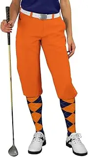 Orange Golf Knickers: Womens 'Par 3' - Microfiber