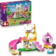 LEGO® Friends Puppy Playground 42665 Building Kit for Kids, Creative Toy for Pretend Play, Animal Playset for Girls and Boys Aged 4 Years Old and Up, 2 Minidolls, 3 Dog Figures and Accessories