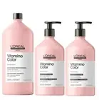 Loreal Vitamino Color Shampoo 1 x 1500ml and 2 x Conditioner 750ml