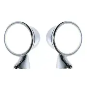 Fit Austin Sprite MKIV MG Midget MkIII Roadster Chrome Bullet Door Fender Mirror