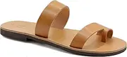 [EMMANUELA handcrafted for you] Emmanuela Greek Handmade Leather Sandals, Quality Slide on Sandals, Summer Shoes for Men, Ring Toe Sandals, Slider Sandals for men