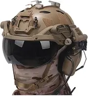 Fast Tactics Helmet Set, with Tactical Multifunctional NVG Mount, EPP Pad, for Outdoor CS Paintball Hunting Cosplay Halloween
