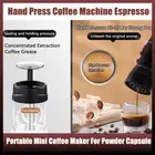 Hand Press Coffee Machine Espresso Portable Mini Coffee Maker For Powder Capsule