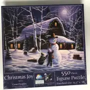 NEW A 550 Piece Jigsaw PUZZLE BY Geno Peoples - CHRISTMAS JOY