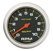 Auto Meter Pro-Comp Series Tachometer 3-3/8" In-Dash Electric 0-10,000rpm AU5161