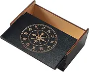 [Generic] Tarot Card Box | Tarot Card Storage & Case | Wooden Trinket Box Vintage Wood Jewelry Box, Tarot Card Case with Sliding Lid