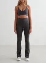 [AIM'N AU] Shadow Grey Sense Flare Tights & Strap Bra Set