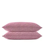 Christy Gingham Ruffle King Pillowcase, Pair