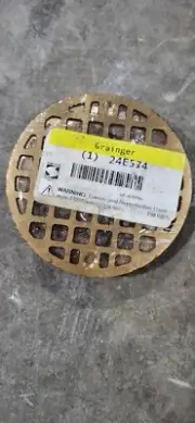Lot JAY R. SMITH MFG. CO Grate: Round, Square Holes, 4 3/4 in Overall Dia 24E574