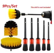 Detailing Brush Set Power Scrubber Drill Brushes Car Polish Pads Car Cleaning
