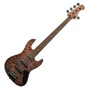 Bacchus Japan Tune up Series WL5 QM AC RSM M BRS 5 String Bass Electric Bass
