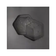 Medium Rolling Dice 3D Graphite Ingot Mold Precious Metal Casting Melting Tool