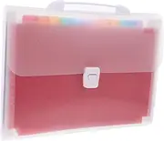 HOODANCOS Organizer Folder Accordion Document File Holder for Office Home School Portable Multi Pocket Storage