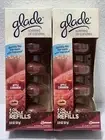GLADE Scented Oil Candle Refills Apple Cinnamon 2 Boxes 8 Candles New Sealed Nib