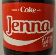Share A Coke With Jenna 2025 Personalized Gift Limited Edition Coca Cola Bottle