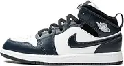 [Nike] Jordan Preschool Jordan 1 Mid TD 640734 411 Armory Navy - Size 1.5Y