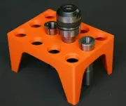 R8 Collet and Tooling Rack Storage Holder Organiser Case - Workshop organisation