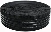 Stretchy Elastic Band Silicone Backed Gripper Elastic Webbing Non-Slip Elastic Ribbon - 5 Yards per roll, 30mm(FBA)