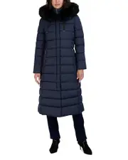 Tahari Nellie Hooded Puffer Coat