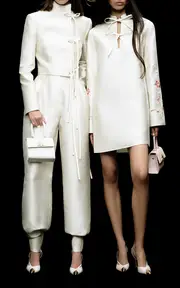 [Zuhair Murad] Cotton Shantung Jacket