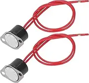 TOOLSGO 2 Pcs Thermal Control Switch Waterproof Bimetallic Sensor Quick Response Thermostat Temperature Switch for Water Dispensers Electric Water Bottles 10A 250 V (100℃)