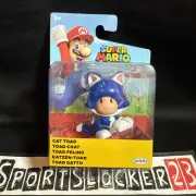 Nintendo Super Mario Bros Cat Toad 2.5" Figure Jakks Pacific World of Nintendo⚡️