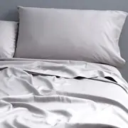 Park Avenue 500 Thread Count Natural Cotton Sheet Set Silver
