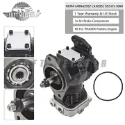 Truck Air Brake Compressor For Perkins Engine 2488A293 / LK3835 / 655.01.1000