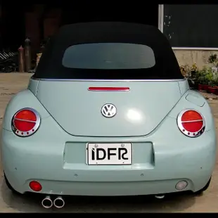 【IDFR】VW 福斯 Beetle 金龜車 2005~2012 鍍鉻銀 煞車燈框 飾貼(車燈框 煞車燈框 尾門飾框)