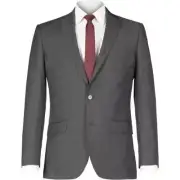 BEN SHERMAN MEN'S KINGS FIT SUIT JACKET GREY 38R NEW RRP £215
