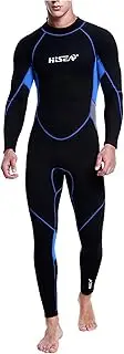 Jueshanzj Warm Thick Swimsuit Diving Suit Zipper Surfing 3mm Wetsuit one-Piece Couple Models Long-Sleeved Long Pants