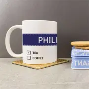 Personalised Drink Options Mug - Royal Blue