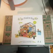 Robotime DIY Miniature House Kit (DG104) Cathy's Flower House - Greenhouse