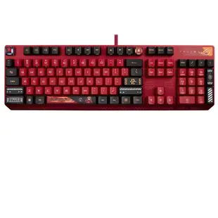 華碩 Asus ROG Strix Scope RX 電競機械軸鍵盤 EVA-02 二號機 特別版 (紅軸) 90MP03I0- BKUA00 香港行貨