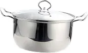 Alipis Cookware Set Induction Compatible Pot Soup Pot with Lid Milk Pan for Versatile Kitchen Use