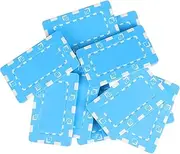 CIYODO 10pcs Poker Chips Poker Chip Prop Bingo Chips Game Chips Poker Coins Poker Mini Chips Poker Accessories Gambling Chips Mahjong Currency Chips Game Coin Chips Poker Plaques Abs Blue