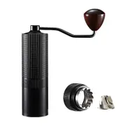 Catzon Manual Coffee Grinder Digital Adjustable with 6-Axis Stainless Steel Burr