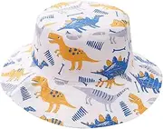 [Minkissy] Cotton Children's Sun Hat Outdoor Wide Brim Sun Hat Boys and Girls Design for Summer