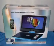 Craig Teal 9" Swivel Screen Portable DVD/CD Player W/Accessories CTFT712 NIB ~S2