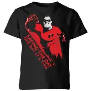 Incredibles 2 Saving The Day Kids' T-Shirt - Black